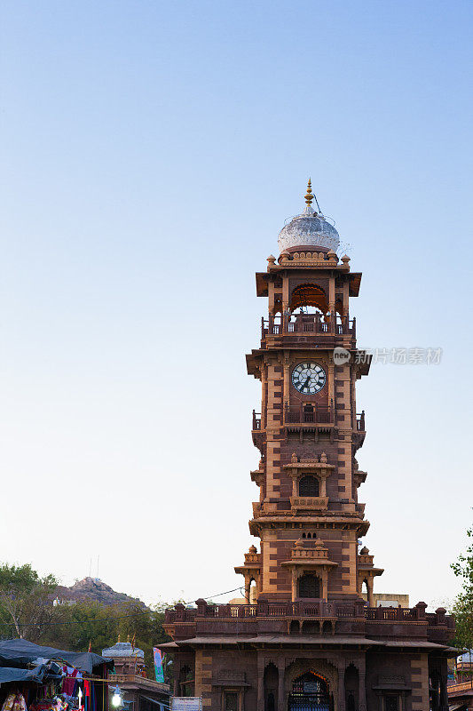 印度焦特布尔的Ghanta Ghar钟楼